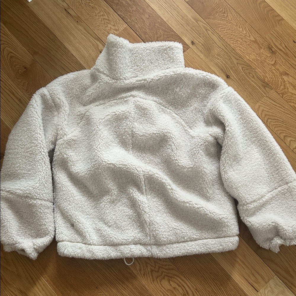 Lululemon Cinchable Fleece Zip-Up - Bone - Picture 6 of 6